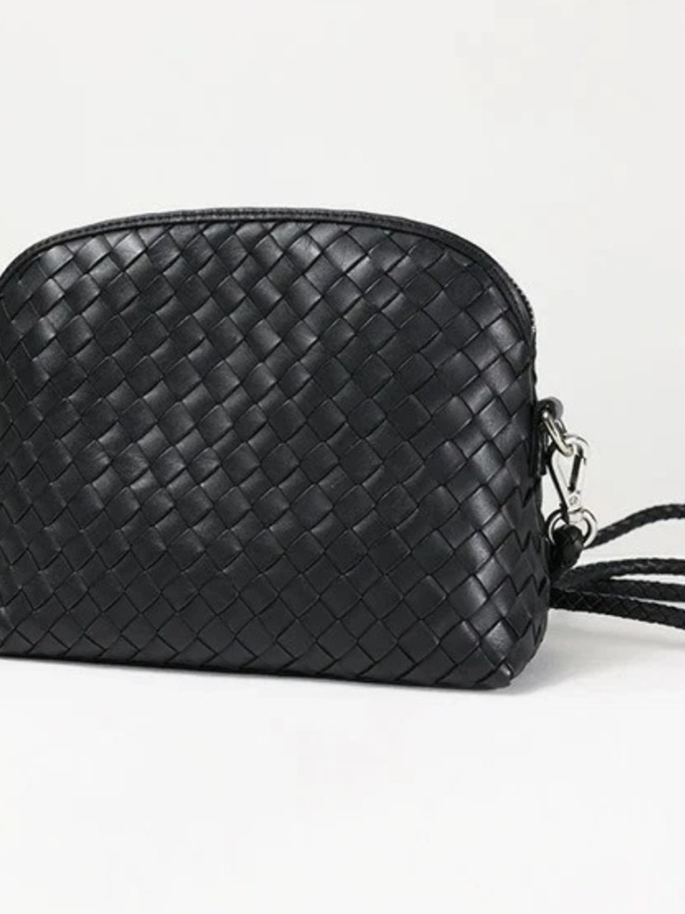 Dragon Diffusion Chunky Fellini Pochette Shoulder Bag 8011 Black Leather